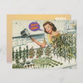 Sacrée merde ! [drôle de carte postale] (Devant / Derrière)