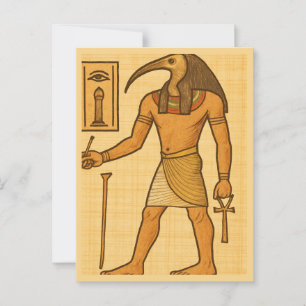 Sacrée Thoth Divine Sagesse Dieu Carte postale