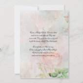 Sacrement de confirmation Invitation de prière flo (Dos)