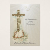 Sacrement de la confirmation du souvenir Carte Sai (Devant)
