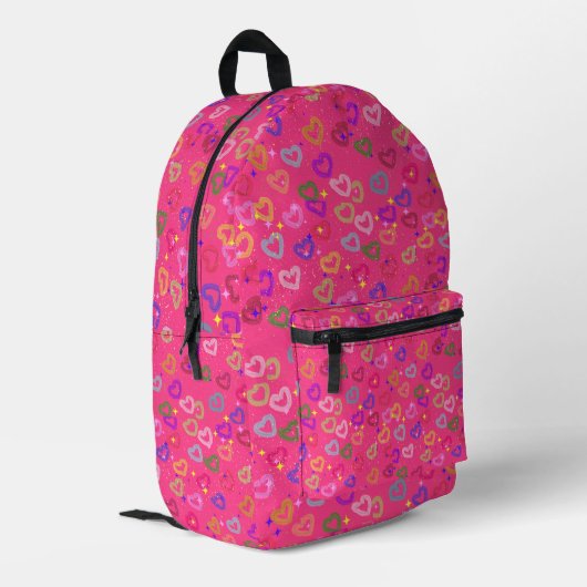 sacs à dos à motif en forme de cœur (Coin arrière gauche)