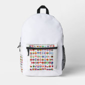 Sacs à dos le monde  (Recto)