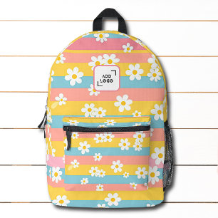Sacs à dos personnalisés avec des marguerites colo