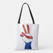 Sacs à main Patriotic Red White and Blue Peace (Dos)