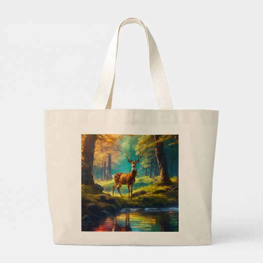 Sacs à main pour dames nature douce cerf imprimé (Dos)