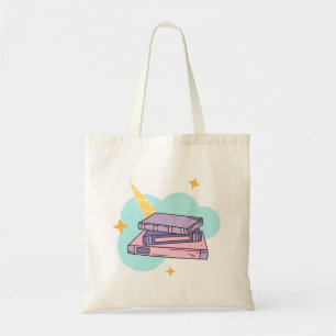 Sacs à motif d'empilement de livres de couleurs pa