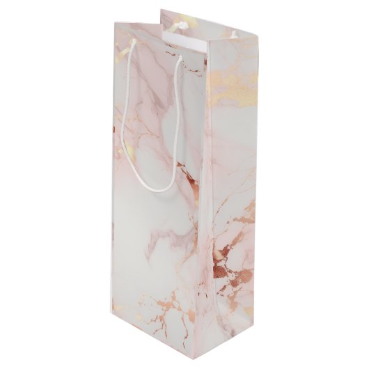 Sacs à vin rose clair (Devant Angle)