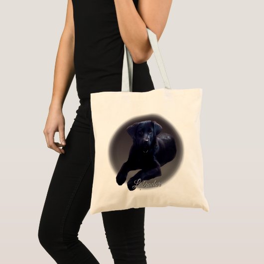 Sacs Black Lab Rosey Chien Chien Sacs fourre-tout (Devant (produit))
