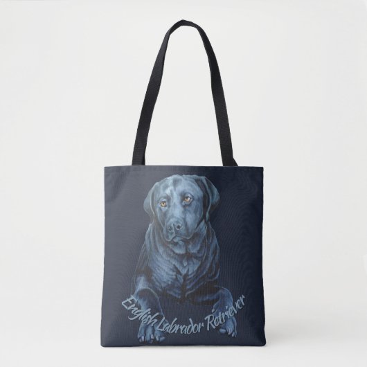 Sacs Black Lab Sacs fourre-tout d'art Blue Dog (Devant)