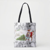Sacs cabas pour femmes de Noël, Vintage (Devant)