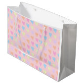 Sacs cadeau de coeurs de conversation (Devant Angle)