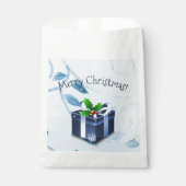Sacs cadeau de Noël bleu Favoriser (Devant)