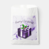 Sacs cadeau de Noël pourpre Favoriser (Devant)