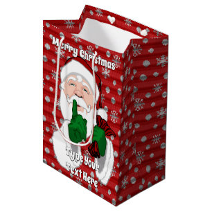 Sacs cadeau de Noël Sacs de clause Santa personnal