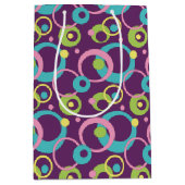 Sacs cadeau Funky Purple Circles (Devant)