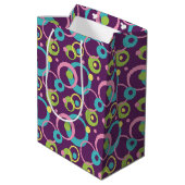 Sacs cadeau Funky Purple Circles (Dos Angle)