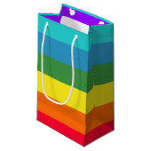 Sacs cadeau Gras Rainbow Stripes (Devant Angle)