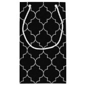 Sacs cadeau noir et argent (Dos)