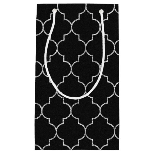 Sacs cadeau noir et argent (Devant)