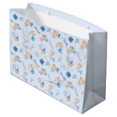 sacs cadeaux baby shower bleu clair (Dos Angle)