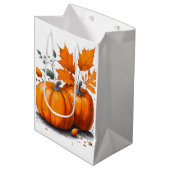 Sacs Cadeaux Citrouilles Bénédictions de Vacances (Devant Angle)