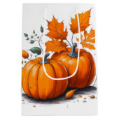 Sacs Cadeaux Citrouilles Bénédictions de Vacances (Dos)
