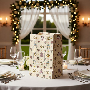 Sacs Cadeaux de Bagues de Mariage et de Champagne 