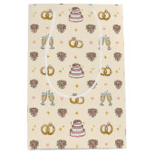 Sacs cadeaux de bagues de mariage mignonnes et de (Devant)