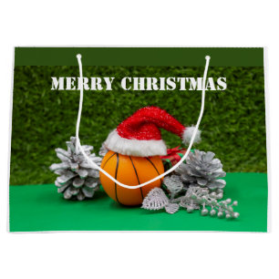 Sacs cadeaux de basket-ball Joyeux Noël