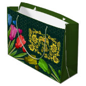 Sacs cadeaux de fleurs (Dos Angle)