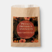 Sacs Cadeaux de Graines de Fleurs de Mariage (Devant)