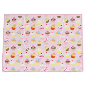 Sacs cadeaux de la fête de Cupcake (Devant)