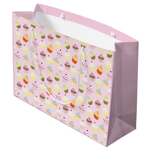 Sacs cadeaux de la fête de Cupcake (Dos Angle)