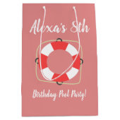 Sacs cadeaux de la fête de la piscine (Devant)