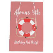 Sacs cadeaux de la fête de la piscine (Dos)