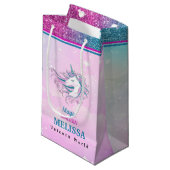 Sacs cadeaux de licorne magique. (Devant Angle)