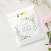 Sacs Cadeaux de Mariage avec Monogramme Doré et Fe (Scellé)