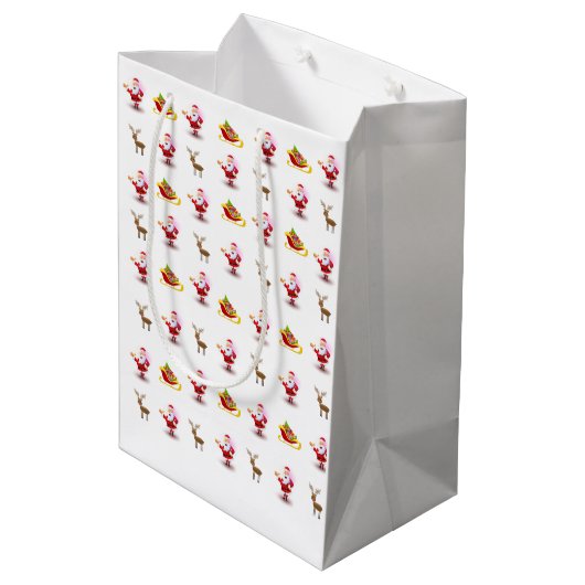 Sacs Cadeaux de Noël (Dos Angle)