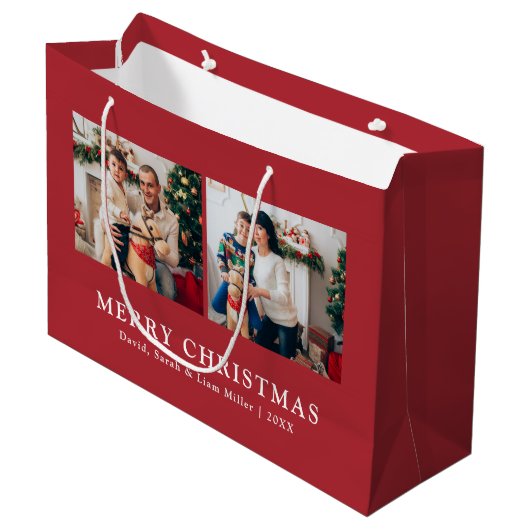 Sacs cadeaux de Noël (Devant Angle)