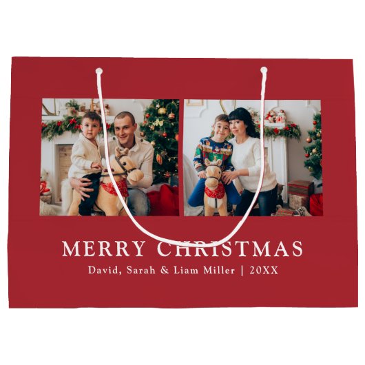 Sacs cadeaux de Noël (Dos)