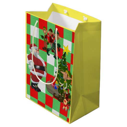 Sacs Cadeaux de Noël (Dos Angle)