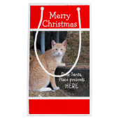 Sacs cadeaux de Noël à la tablette orange (Devant)