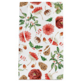 Sacs cadeaux de Noël botanique (Devant)