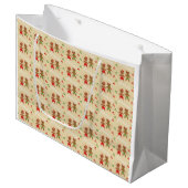 Sacs cadeaux de Noël en pain d'épice (Devant Angle)