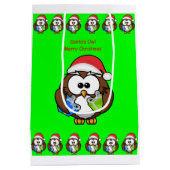 Sacs Cadeaux de Noël Hibou (Dos)