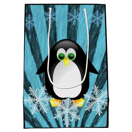 Sacs cadeaux de Noël Penguin (Dos)