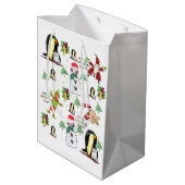 Sacs cadeaux de Noël Penguin (Dos Angle)