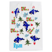 Sacs cadeaux de Noël pour requin (Devant)