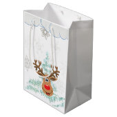 Sacs cadeaux de Noël Reindeer (Dos Angle)
