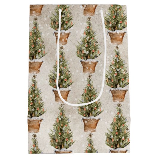 Sacs cadeaux de Noël rustiques (Dos)